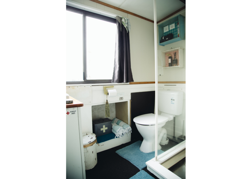 Fully contained shower and toilet facilities